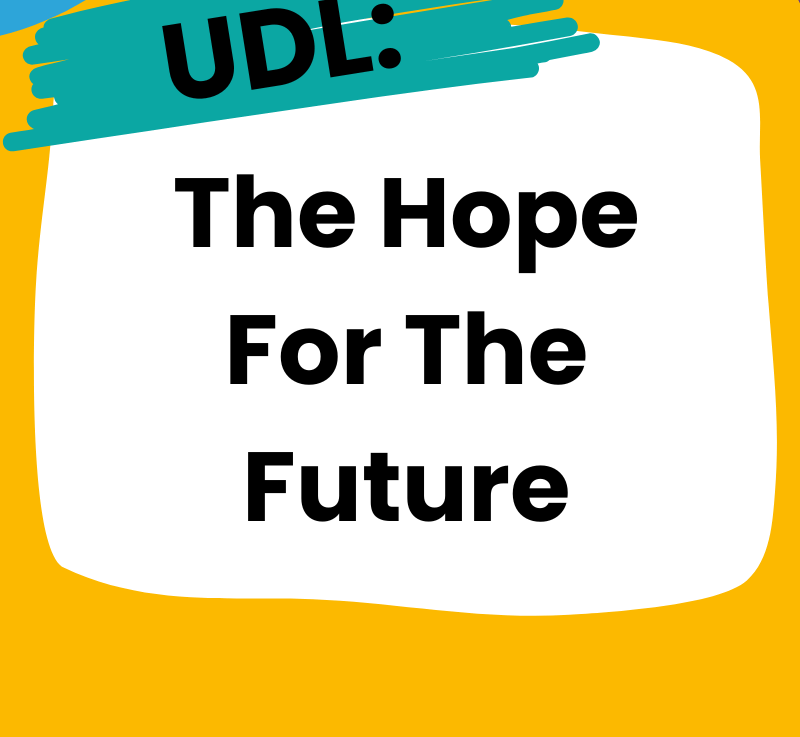 UDL: The Hope For The&nbsp;Future